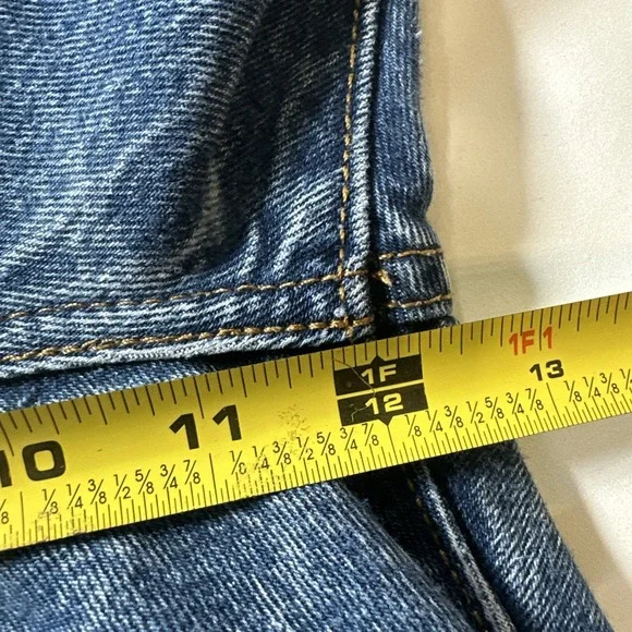 Levis Jeans Mens 36x34 (35x34) Dark Blue 517 Boot Cut All Cotton Denim - Picture 8 of 14